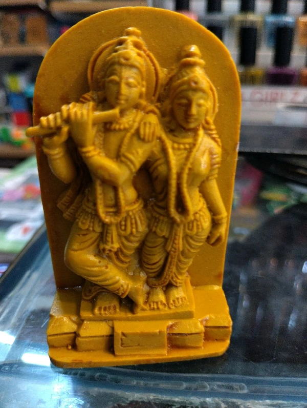 WOODEN RADHA KRISHNA 