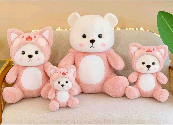 HOODIE BEAR PINK 50CMSKU : 000872 - 50cm