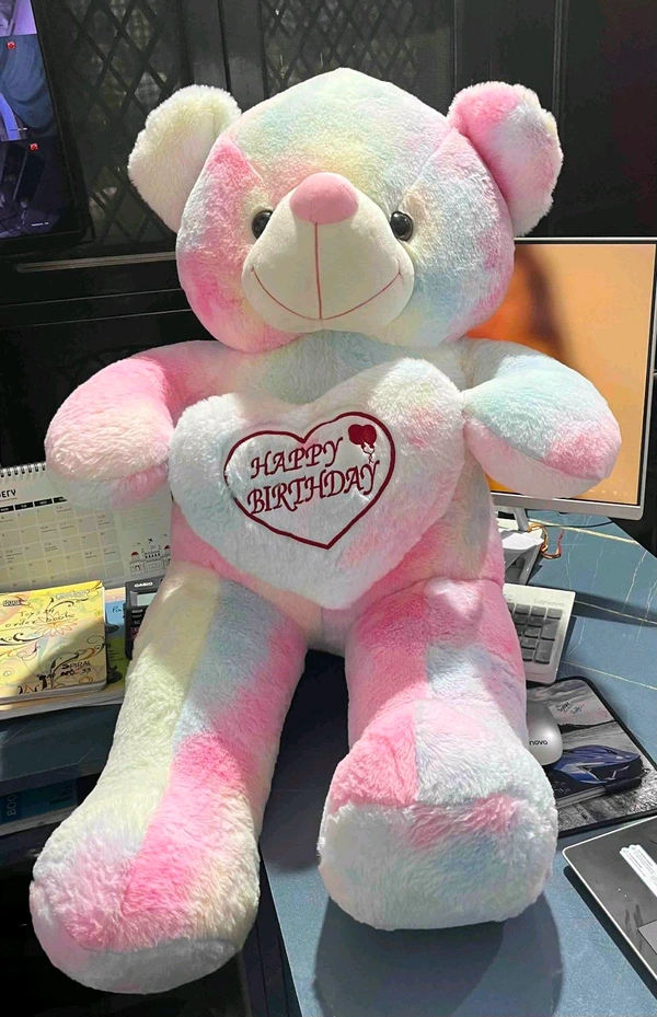 MULTI HEART TEDDY 50CMSKU : 115-50ADD - 50cm