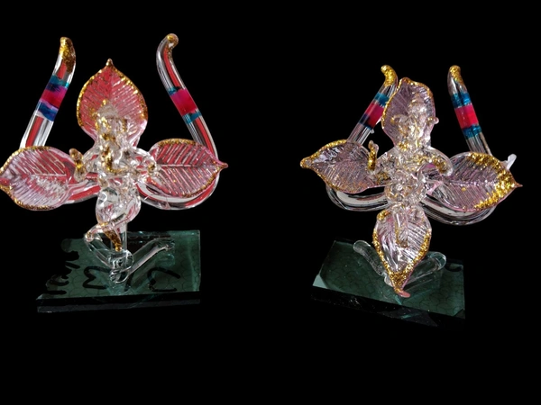 Glass Ghanesh Ji M10 RUBI