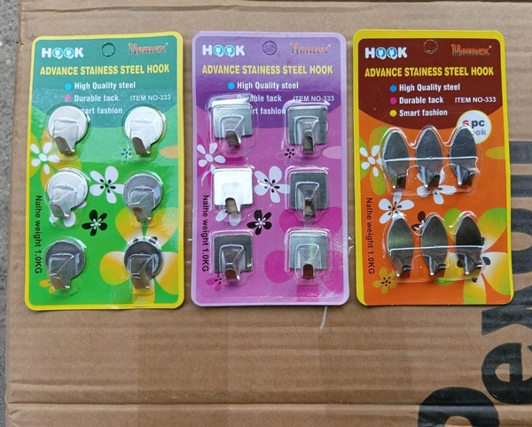 HOOK 6 PC STEEL