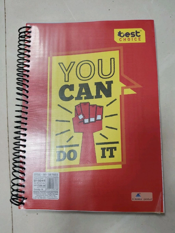 Best Choice Spiral Note Book 100sell Out 