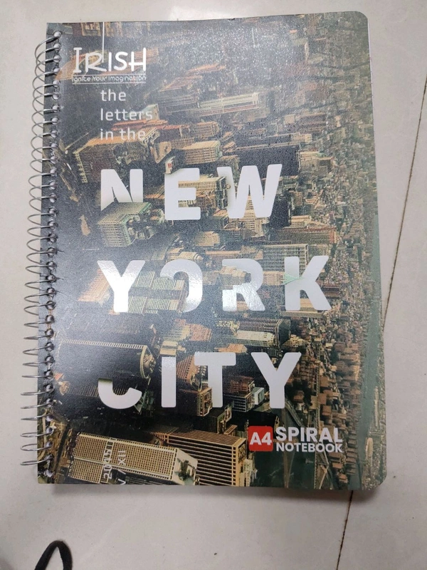 Irish Spiral Note Book 400page 