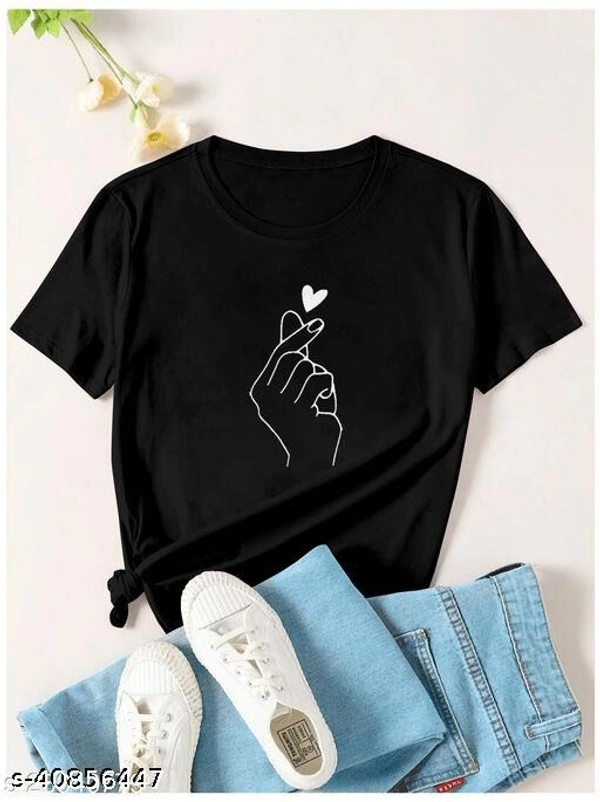 Classic Party Wear T-shirts Black - S