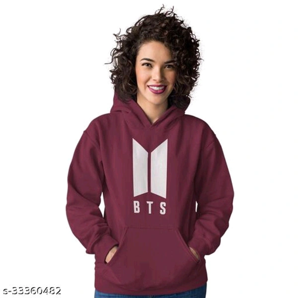 BTS K-pop Maroon - M   (Chest: 38, Length: 28)