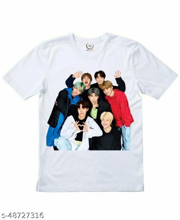 BTS K-pop Fan Art Cotton T-shirts - S