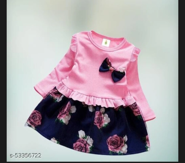 Kids Dress - pink, 1 Y,  to. 6 Y