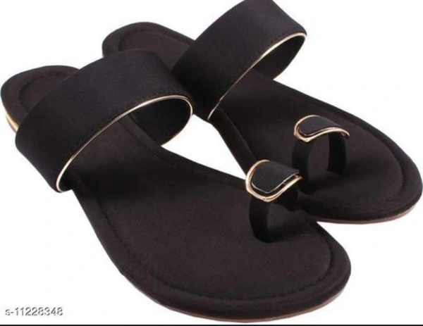 Ladies Sandals - black, 4 to 8