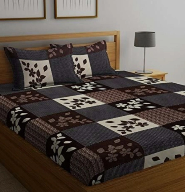 Bedsheet Royal Model - brown, double beds
