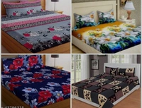 Bedsheet Pack Of 4  - double