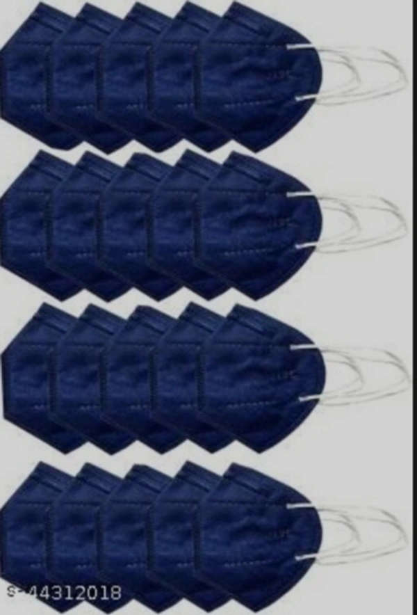 20 Denim N95 Mask - denim blue, free