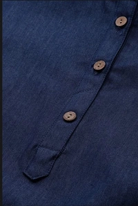 Women's Solid Denim Top - XXXL