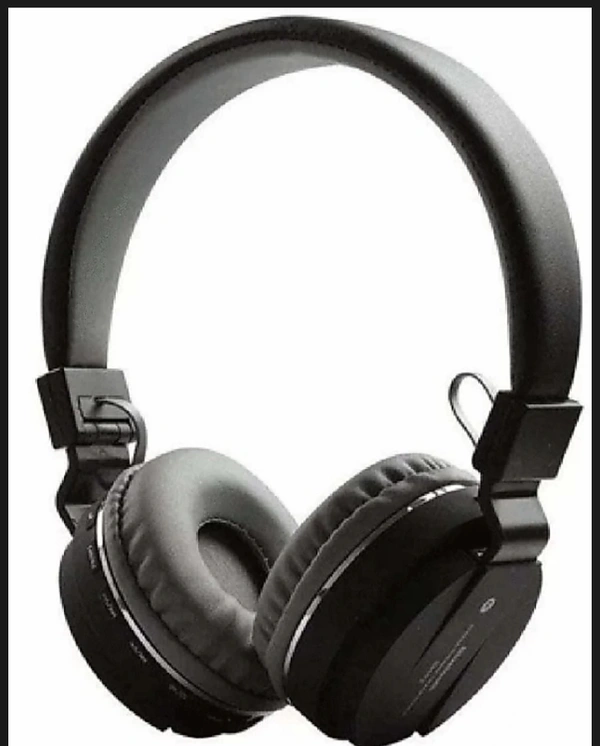 Card Supported Bluetooth Headset - black