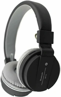 Card Supported Bluetooth Headset - black