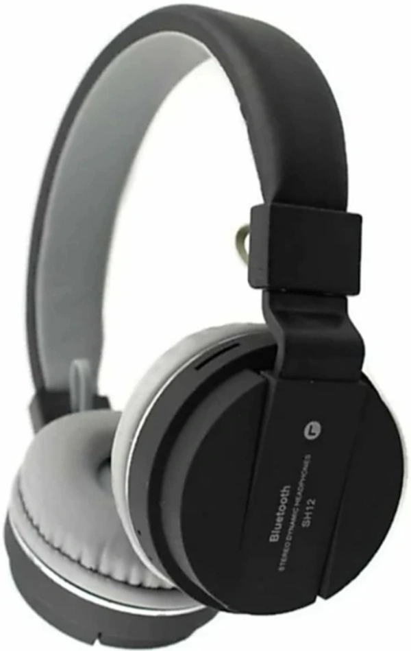Card Supported Bluetooth Headset - black
