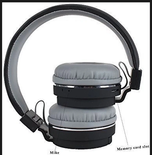Card Supported Bluetooth Headset - black