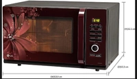 LG 32L Convection Microwave Oven - 32L, black