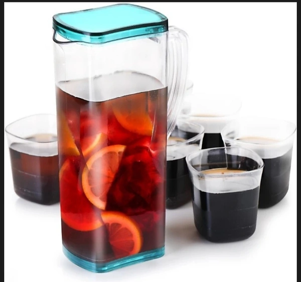 1 Jug And 6 Glass
