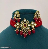  kundan and crystal necklace