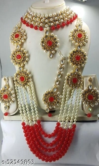 Patwa Choker Long Set With Earring Tika
