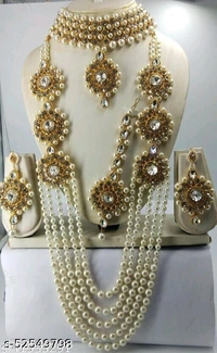 Patwa Choker Long Set With Earring Tika