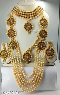 Patwa Choker Long Set With Earring Tika