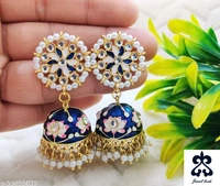 Meenakari Jhumkas