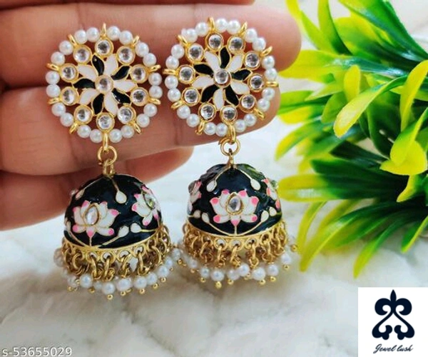 Meenakari Jhumkas
