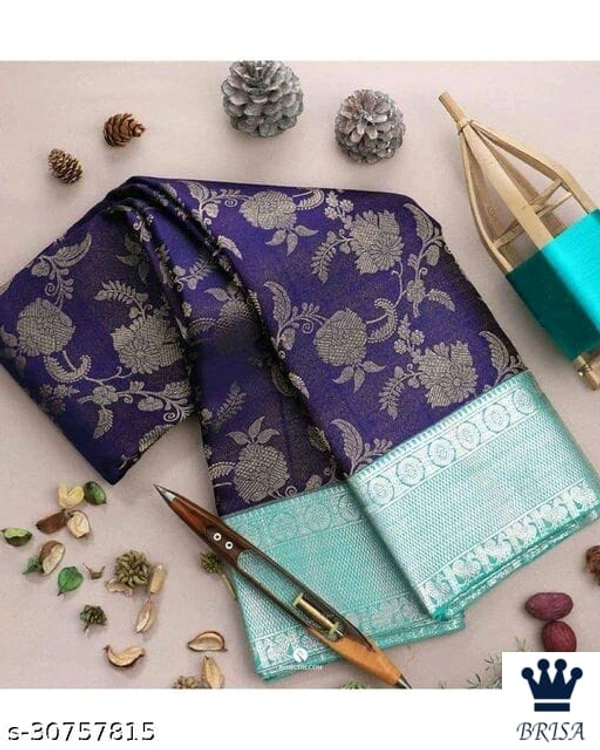 BRISA Charvi Fashionable Sarees - free size(saree length size:5.5m,blouse lenghtsize:0.8m, free size