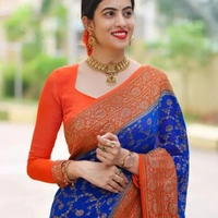 BRISA Organic Banarsa Sarees - free size