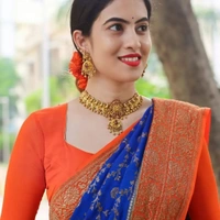 BRISA Organic Banarsa Sarees - free size