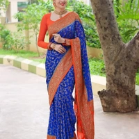 BRISA Organic Banarsa Sarees - free size