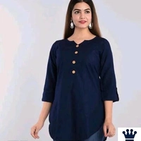 BRISA Myra Drishya Kurtis - M:Bustsize-38,sizeLength-25; L:B•S:40,S•L:25;  XL:B•S:43,S•L-25; XXL:B•L:44,S•L-25