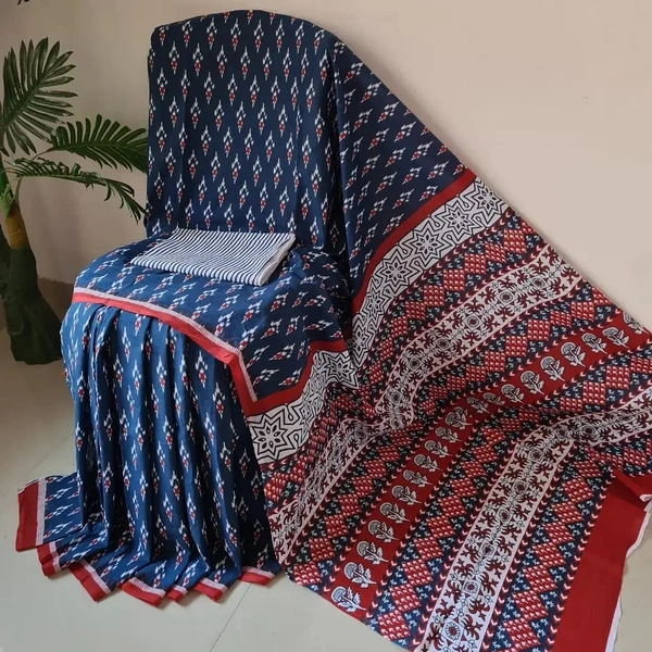 BRISA Bagru Hand Printed Sareees