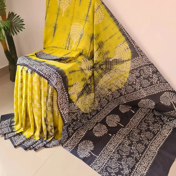 BRISA Bagru Hand Printed Sareees