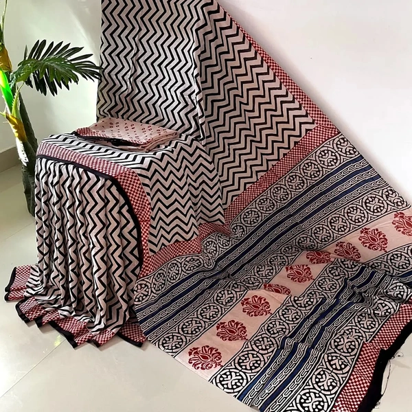 BRISA Bagru Hand Printed Sareees