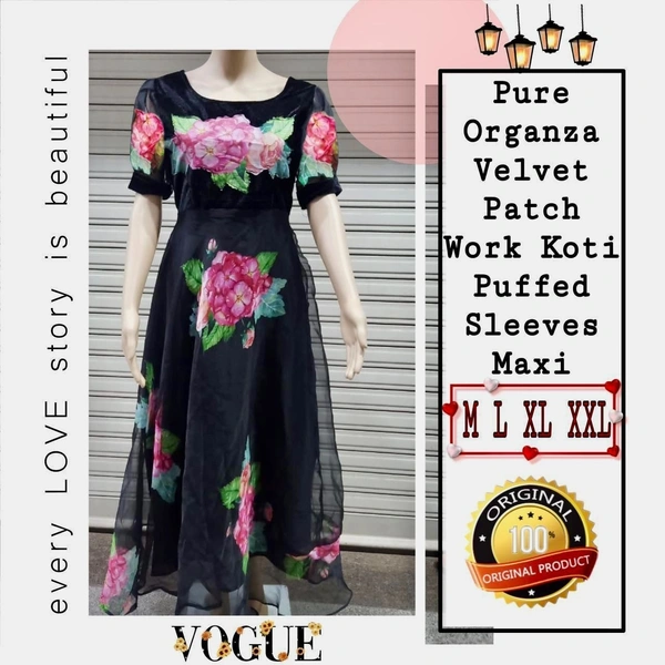 BRISA Organza Frocks - M:38;L:40;XL:42;XXL:44