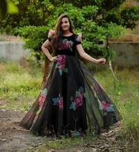 BRISA Organza Frocks - M:38;L:40;XL:42;XXL:44