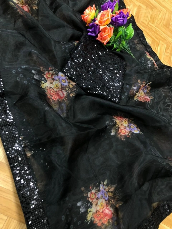 BRISA Organza Sarees