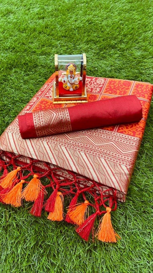 BRISA Lichi Silk Women's Sarees