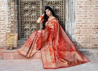 BRISA Lichi Silk Women's Sarees