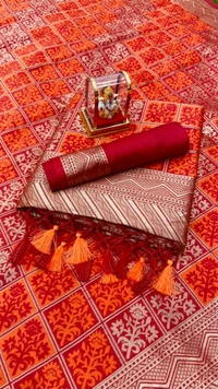 BRISA Lichi Silk Women's Sarees