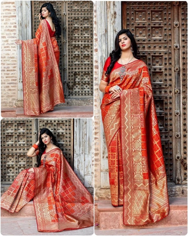 BRISA Lichi Silk Women's Sarees