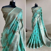 BRISA Women's Cotton Silk Sarees