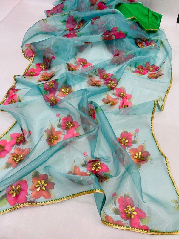 BRISA Soft Organza Sarees