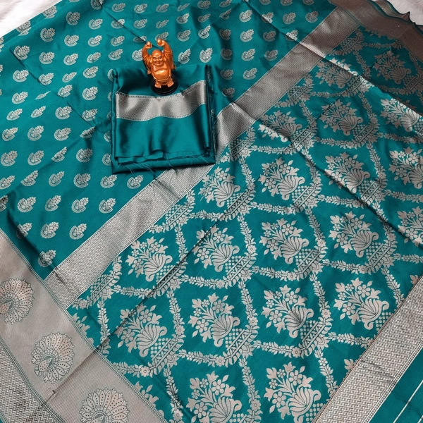 BRISA Soft Lichi Banarasi Sarees