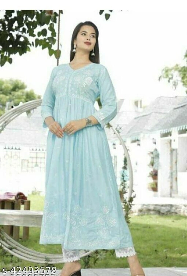 BRISA Rayon Slub Kurtis