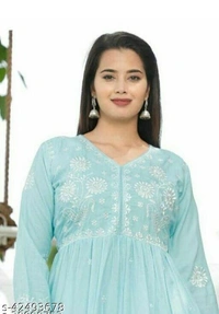 BRISA Rayon Slub Kurtis
