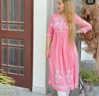 BRISA Rayon Slub Kurtis