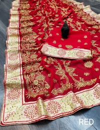 BRISA Special GEORGETTE Embroidery Saree